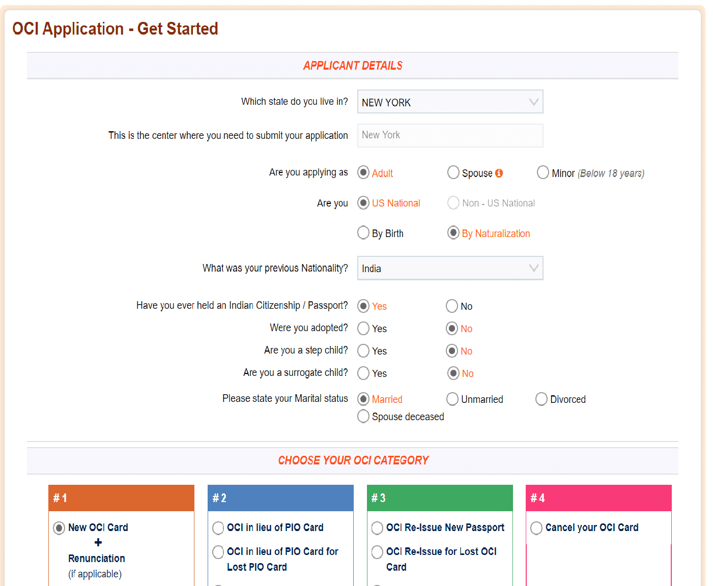 OCI Card Application Complete Guide To Applying Online