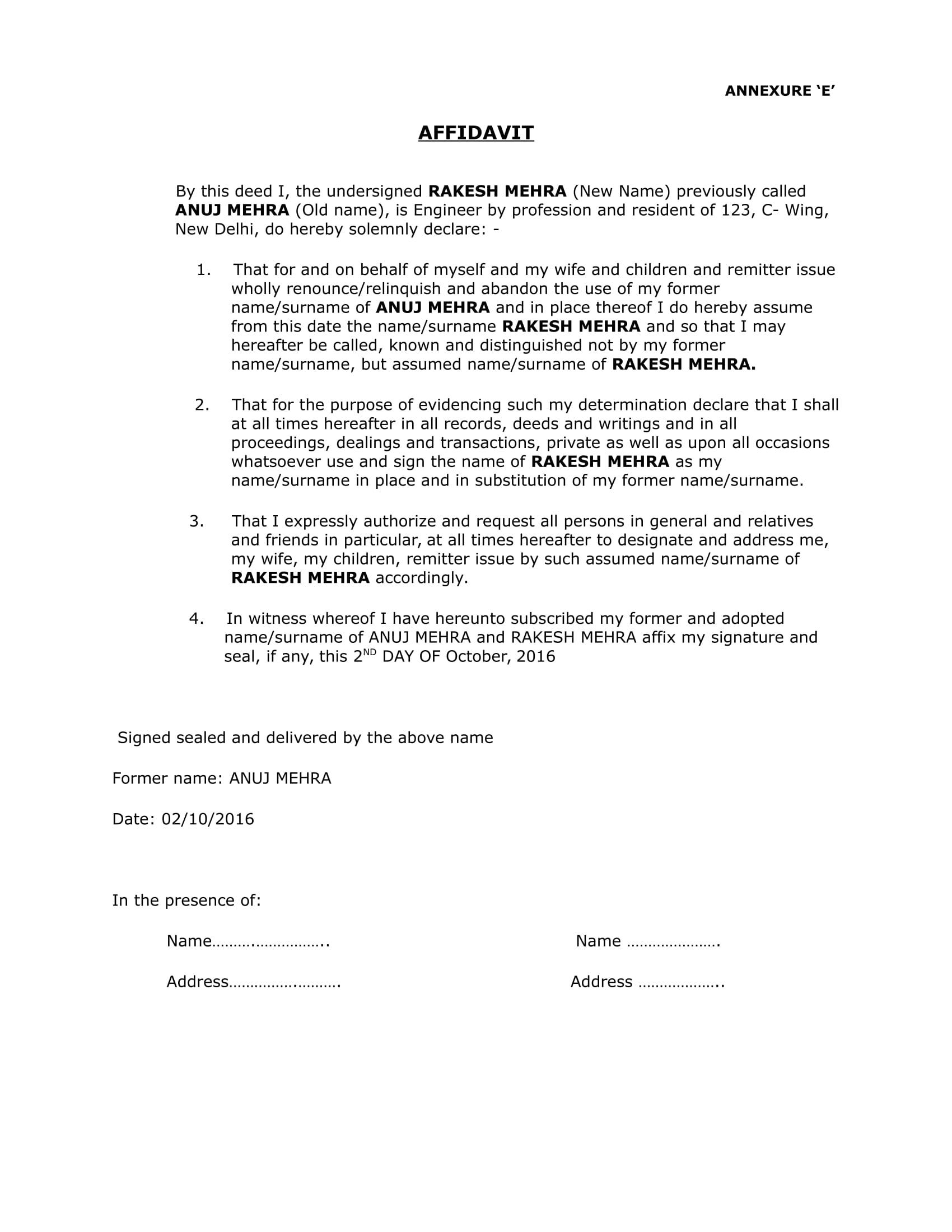 Passport Annexure E Create Affidavit Online EDrafter In Passport Annexure E Create Affidavit Online EDrafter in