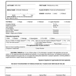 Passport Application Form Fill Out And Sign Printable