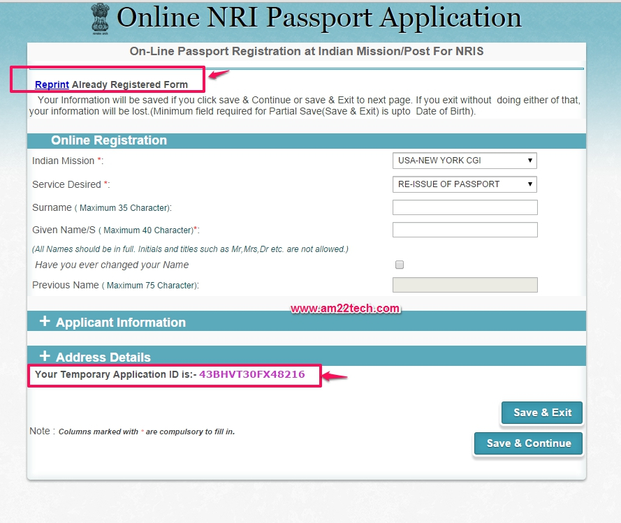 Renew Indian Child Passport In USA Documents Process 