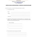 St Vincent And The Grenadines Passport Application Form