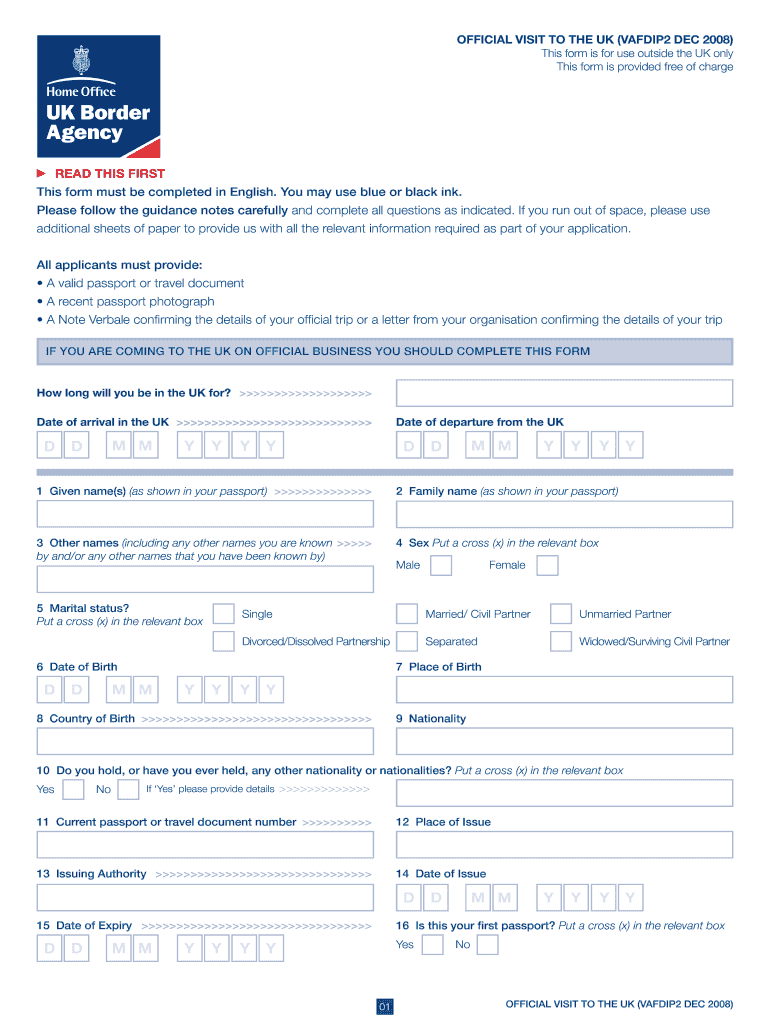 Uk Immigration And Migration Form Fill Out And Sign 
