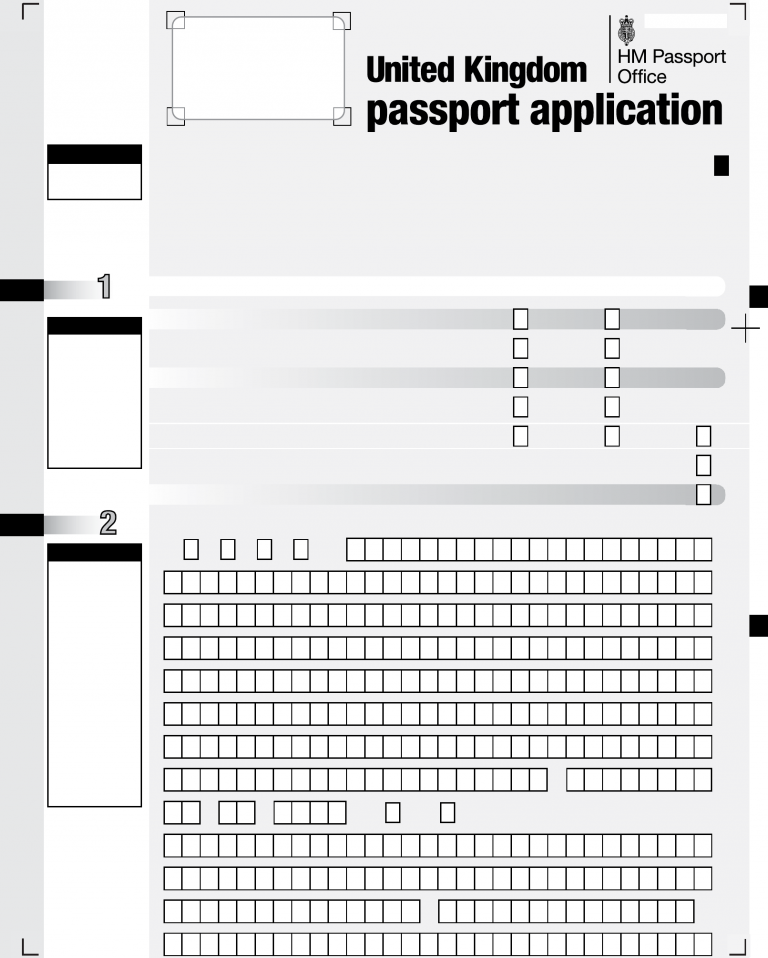 United Kingdom Passport Application Edit Fill Sign