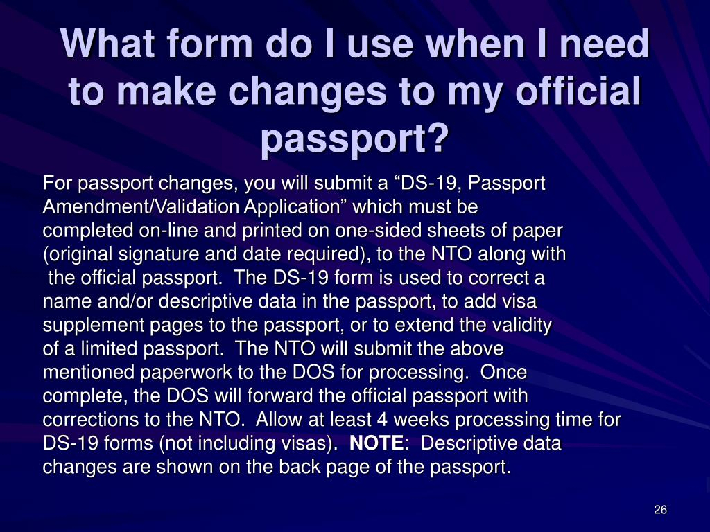 Where Do I Send My Passport Application Form