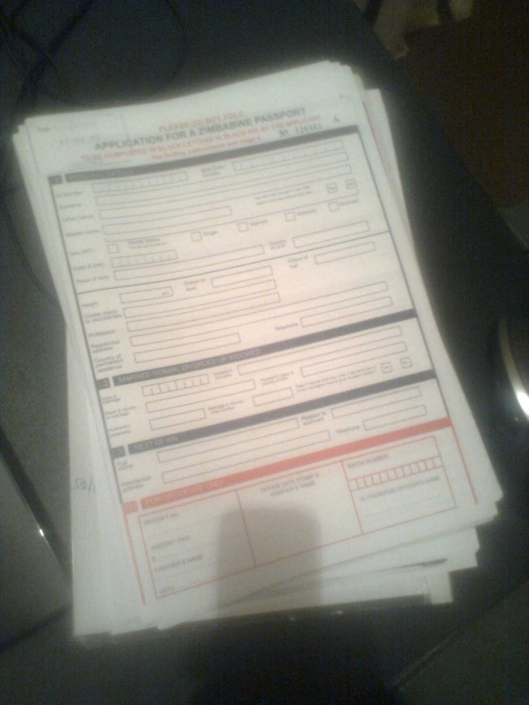 Zimbabwe Names How To Renew A Zimbabwe Passport At The