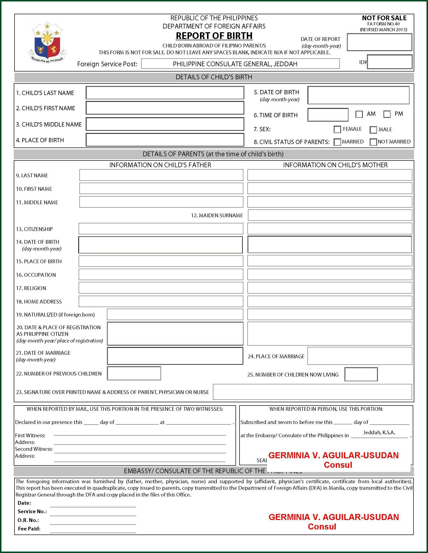 Application Form For Renewal Of Philippine Passport In Abu 