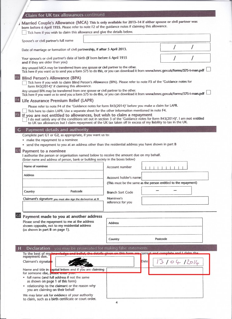 British Passport Application Payment Form