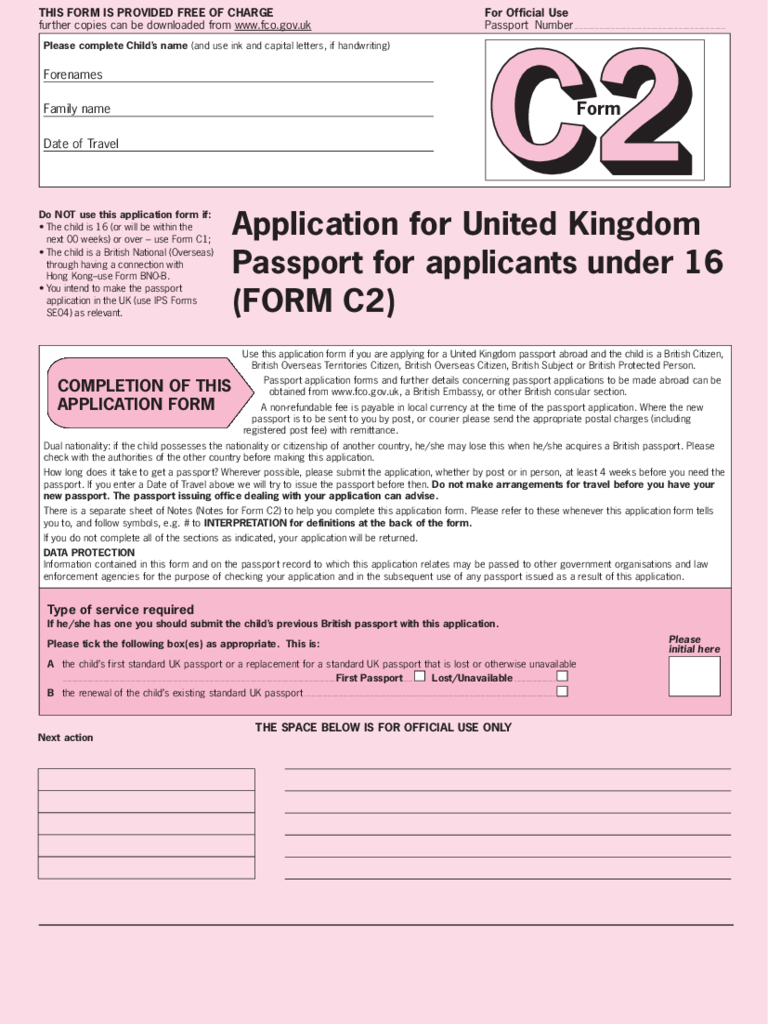 Child Passport Renewal Form 3 Free Templates In PDF Child Passport Renewal Form 3 Free Templates In PDF