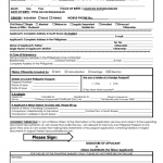 E Passport Application Form Republic Of The Philippines