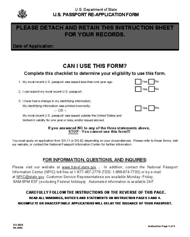 Edit Online Application Form For Passport