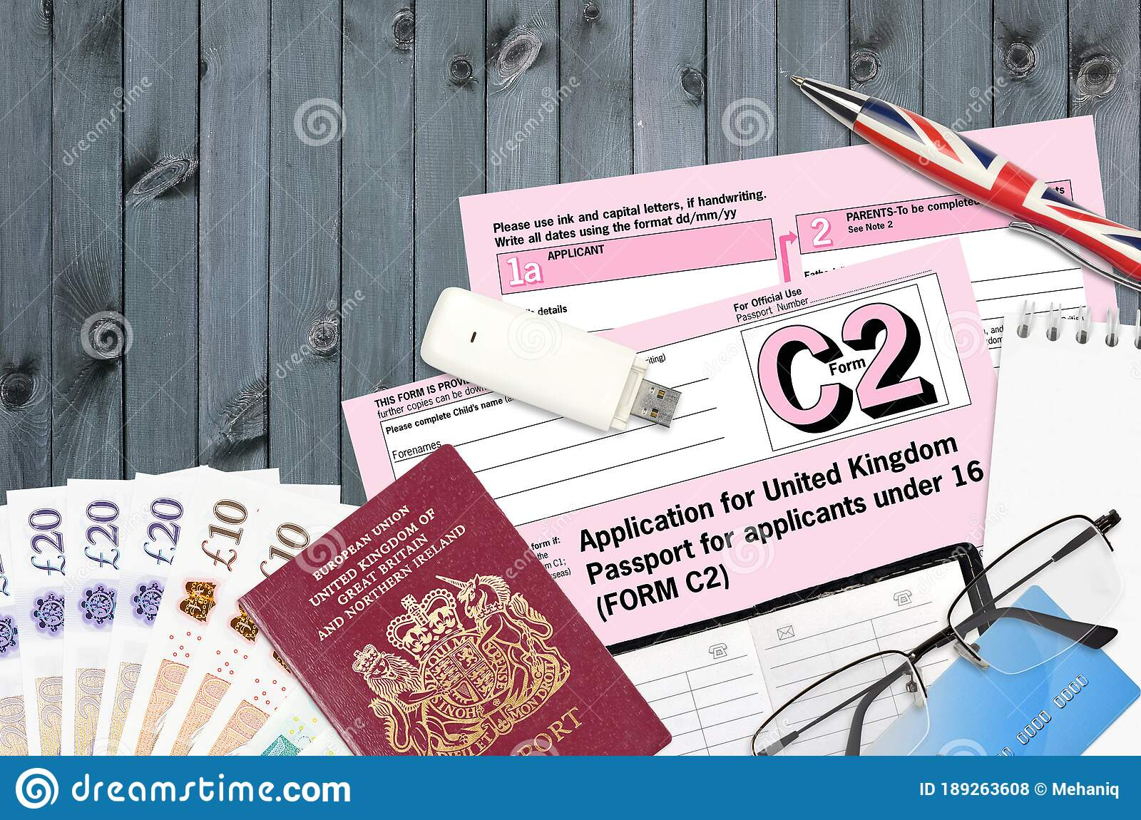 English Form C2 Application For United Kingdom Passport 