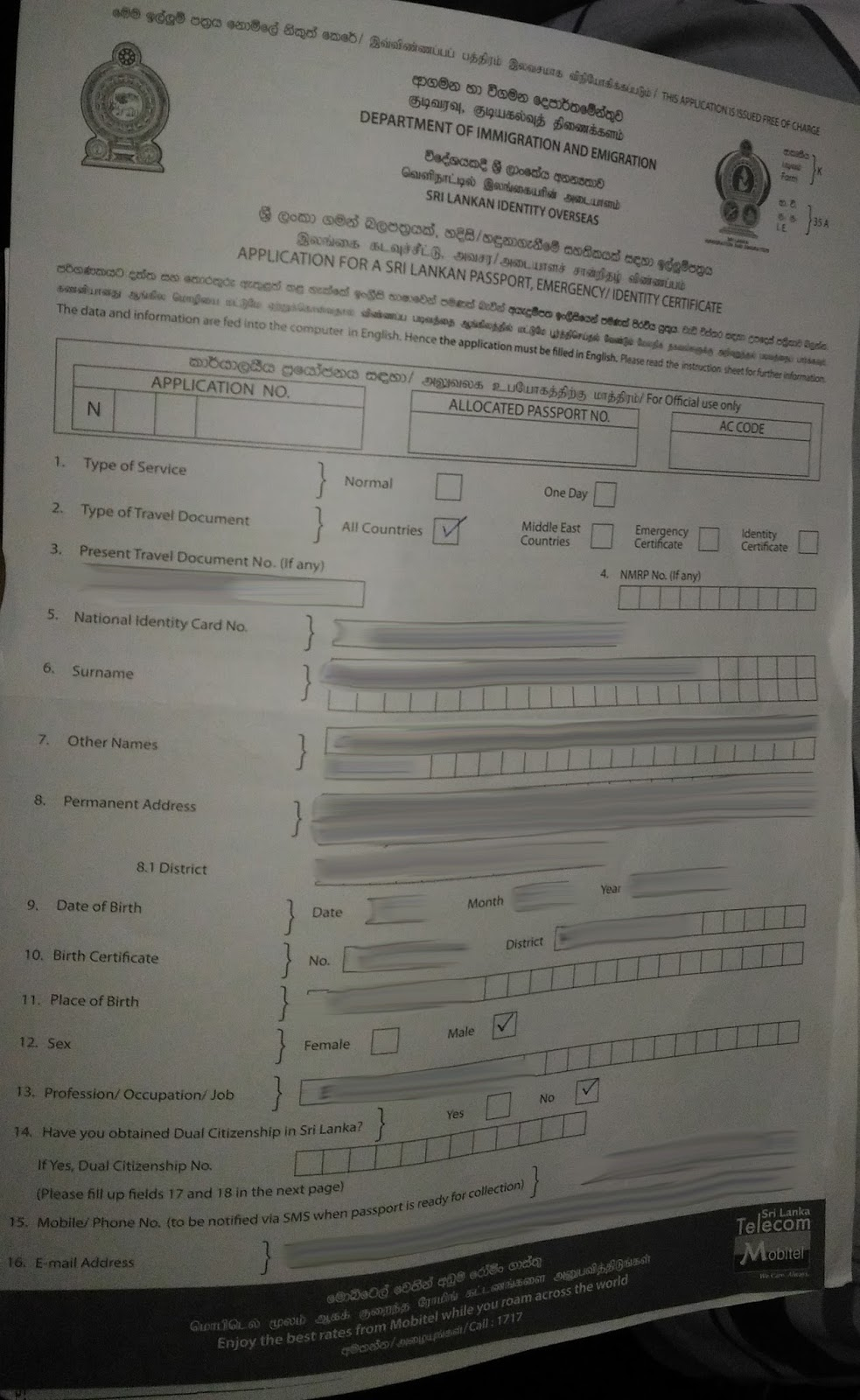 How To Get A New Sri Lankan Passport For An Expired 