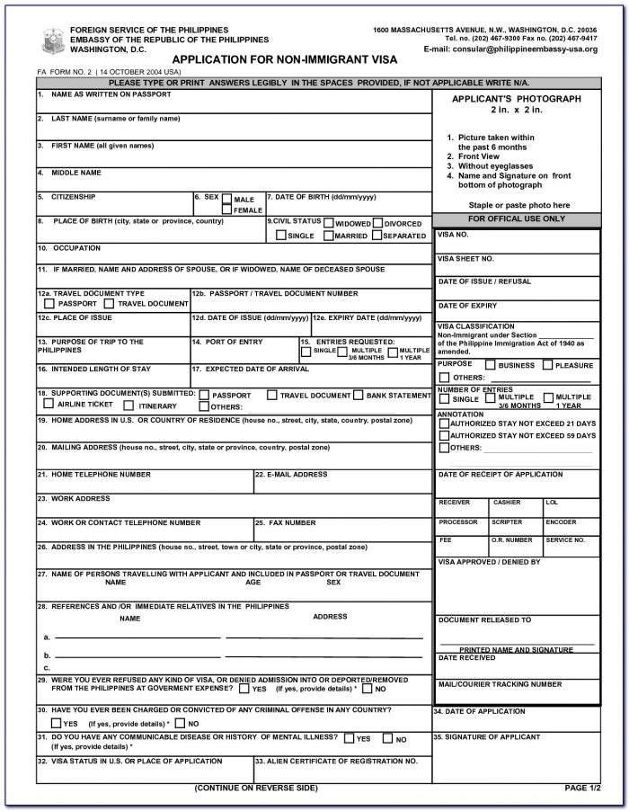 Passport Application Form Ghana Pdf PrintableForm