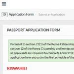 Passport Application Form Online Registration Fees