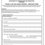 Passport Application Form Pdf Download Sri Lanka Fill