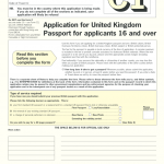 Passport Application Form Uk PrintableForm