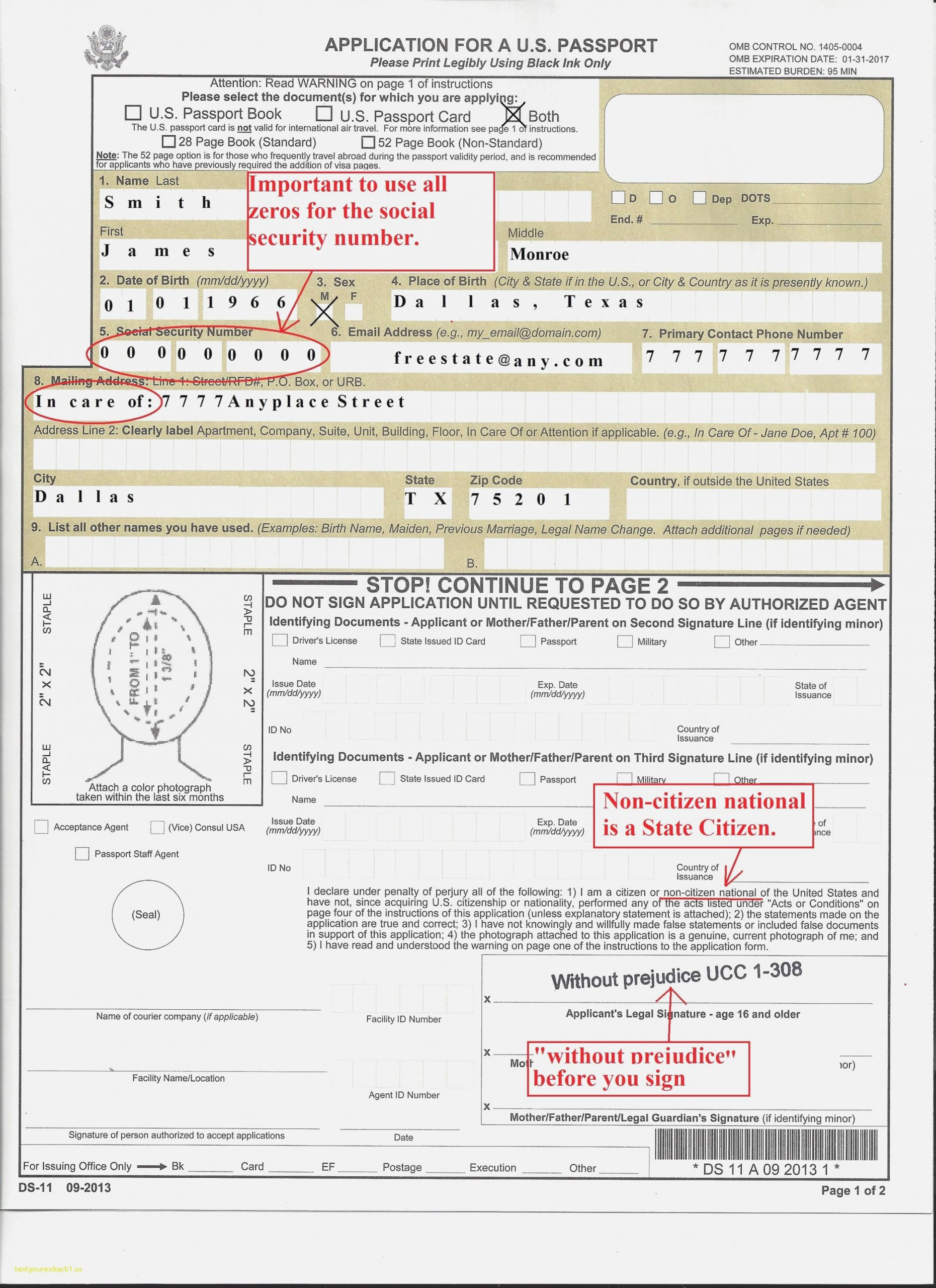 Passport Ds 11 Form Printable PrintableForm 