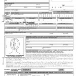 Passport Renewal Form Passport Application Form