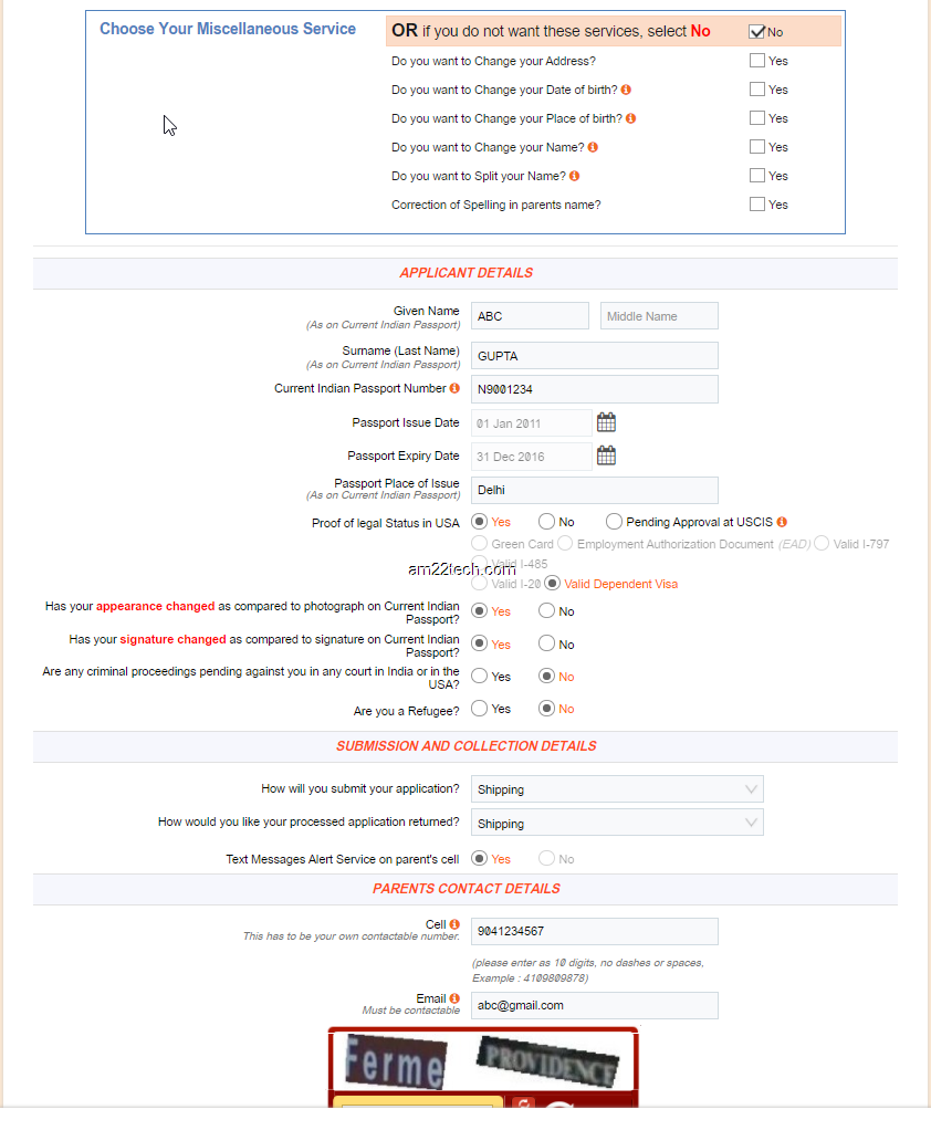 Renew Indian Minor Passport In USA By Post Step By 