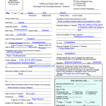 Sample Filled Indian Passport Application Form For Minor