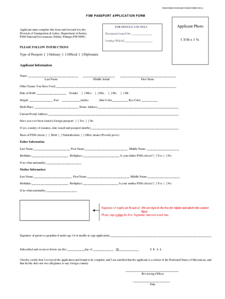 Submit Passport Application Form Online
