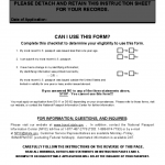 U S Passport Re Application Form Edit Fill Sign