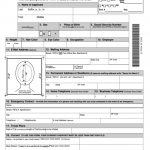 Us Passport Re Application Form Printable Pdf Download