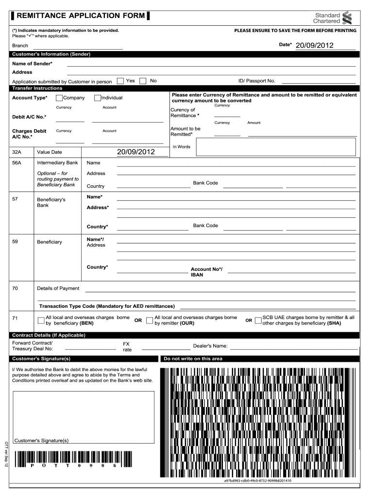 2012 2023 Remittance Application Form Fill Online Printable Fillable 