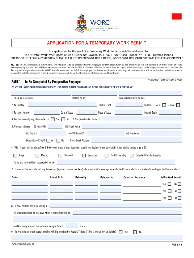 2020 Form UK Cayman Islands IMM TWP Fill Online Printable Fillable 