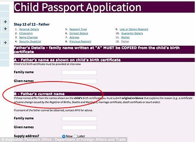 Application For Australian Passport Child Pdf