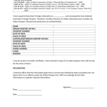 Application Form For Surrendering Indian Passport In Usa Printable