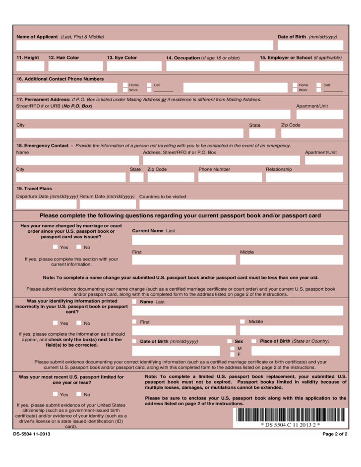 Change Of Address Of Passport Australia Free Download