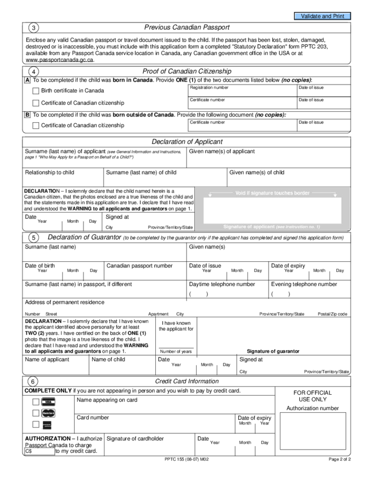 Child General Passport Application For Canadians Under 16 Years Of Age Child General Passport Application For Canadians Under 16 Years Of Age