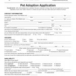 Dog Adoption Application Template Addictionary