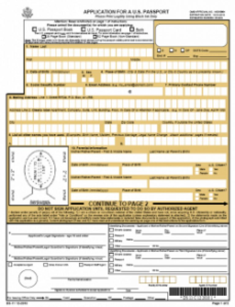 Ds 11 Online Application Form For A New Passport Passports And Free 