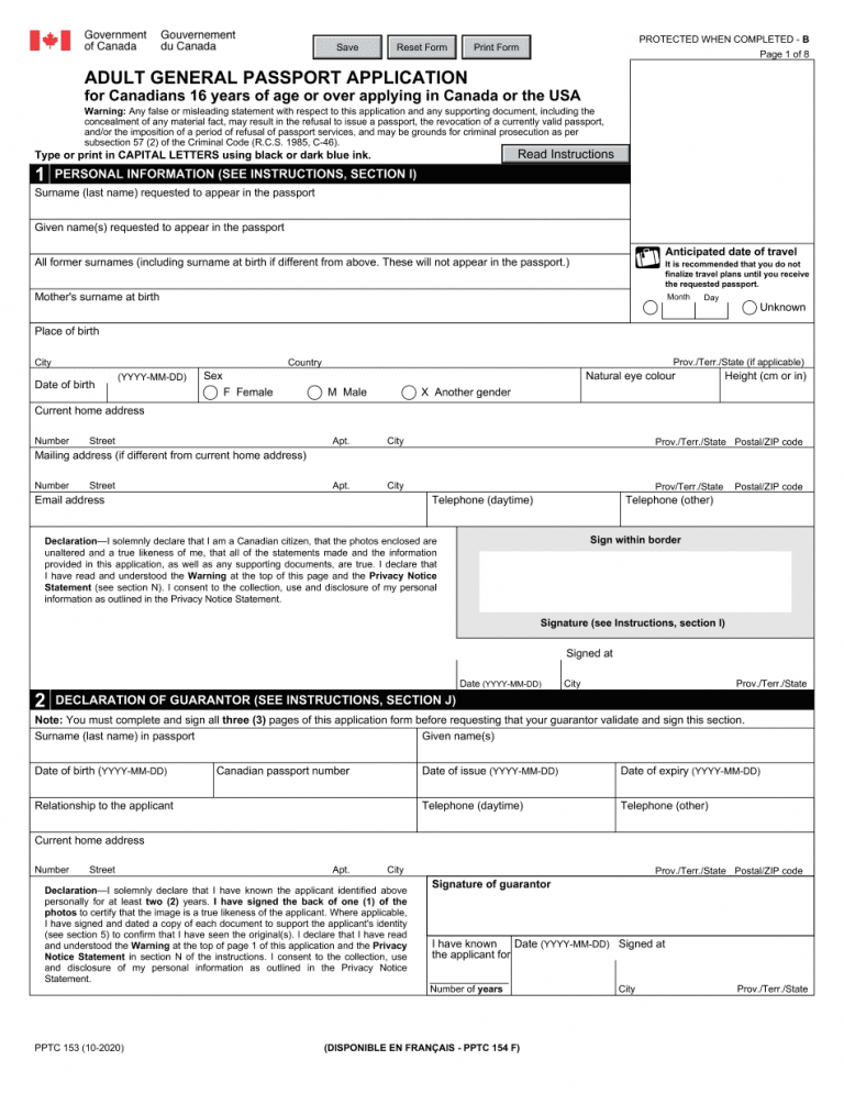 Edit Document Canadian Passport Application Form And Keep Things Organized