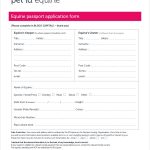 FREE 12 Sample Passport Application Forms In PDF MS Word Excel