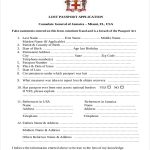 FREE 12 Sample Passport Application Forms In PDF MS Word Excel