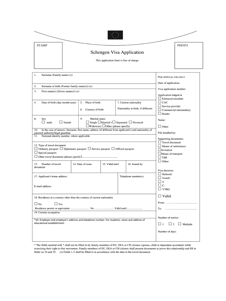 Get Netherlands Visa Application Form Pdf 2020 2022 US Legal Forms