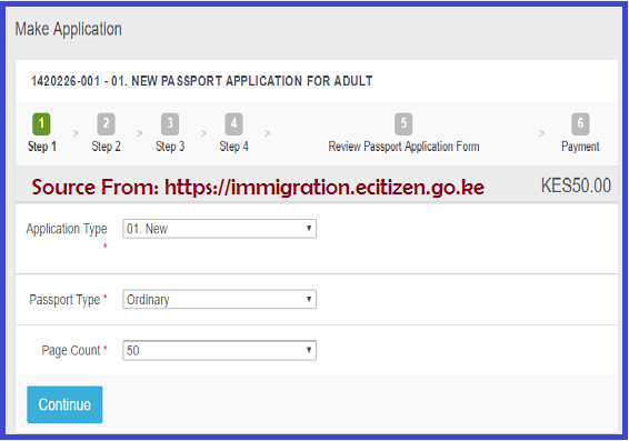 How To Apply Kenya Passport Online Application In Ecitizen go ke
