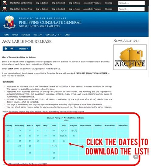 How To Check The Status Of Your Philippine Passport Application Dubai 