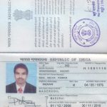 India Passport PSD Template Passport Template Aadhar Card Trading