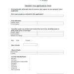 Indonesia Business Visa Application Form