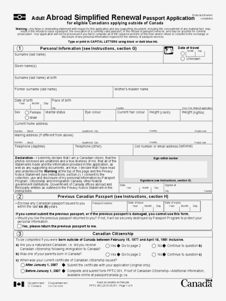 Irish Passport Application Form Section 7 Printable Form 2022 Irish Passport Application Form Section 7 Printable Form 2022
