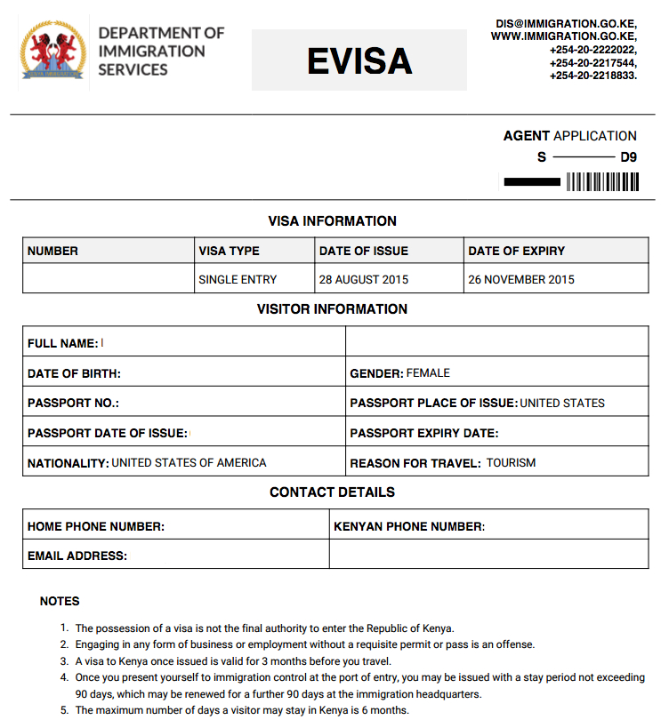 Kenyan Passport Application Form Download