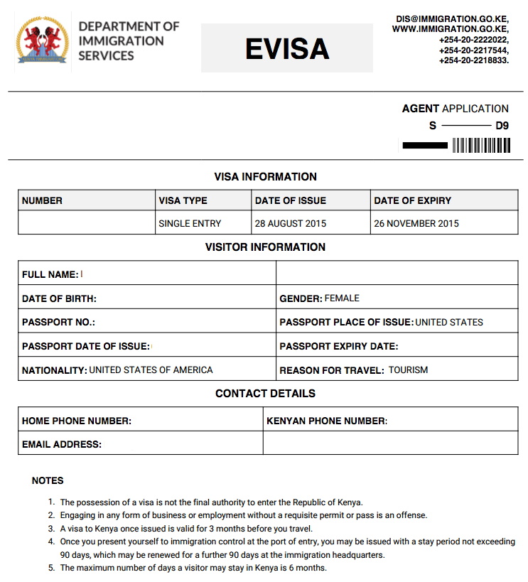 Kenyan Passport Application Form Download Kenyan Passport Application Form Download