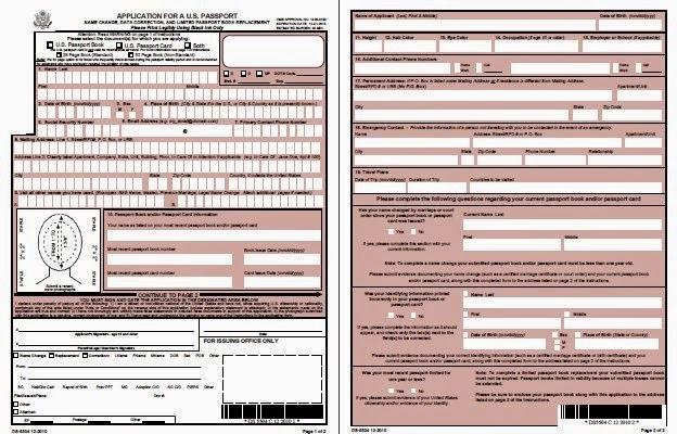 New Or Renewal Passport Online Apply For Passport Name Change Form 