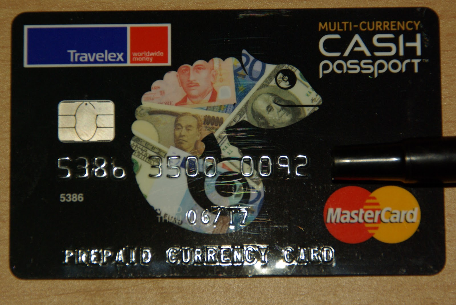 ON TRAVEL Travelex Multi Currency Cash Passport