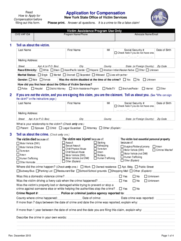 Ovs Application Fill Out And Sign Printable PDF Template SignNow