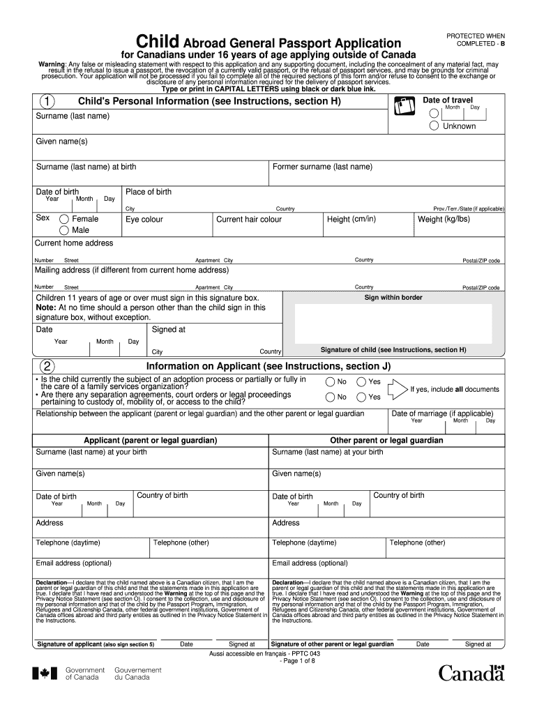 Passport Application Child Form Fill Out And Sign Printable PDF Passport Application Child Form Fill Out And Sign Printable PDF
